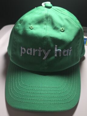 Kate Spade Green 'party hat' Cap